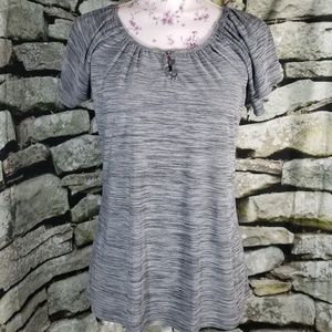 Susan Lawrence Gray Blouse Size S